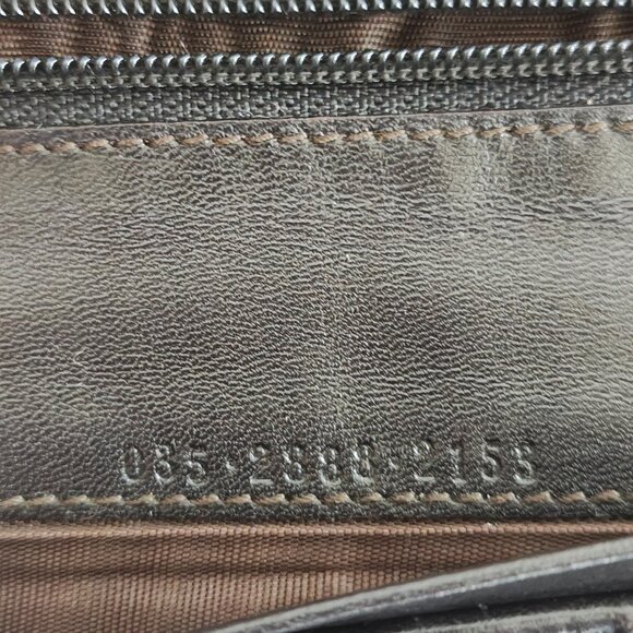 Vintage GUCCI Canvas Continental Wallet - Picture 14 of 15
